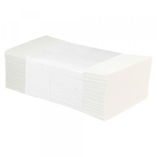 3200 Stk. Papierhandtücher Handtuchpapier 2-lagig weiß Tissue ZZ-Falz